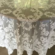 Lyon lace tablecloth from the prestigious brand Doguin made on crafts in Tulle