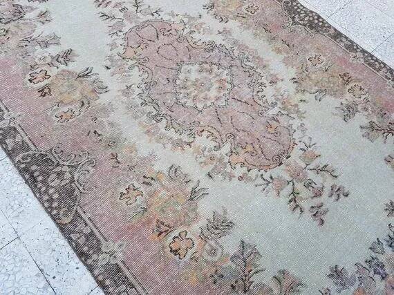 Vintage Turkish Oushak rug 165x270 cm