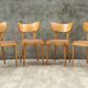 6 chaises bistrot Thonet en bois blond