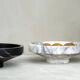 Small bowl in lilac white marble