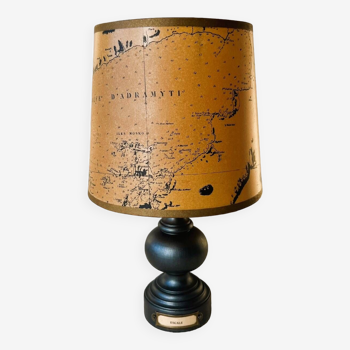 Vintage wooden lamp “Escale”