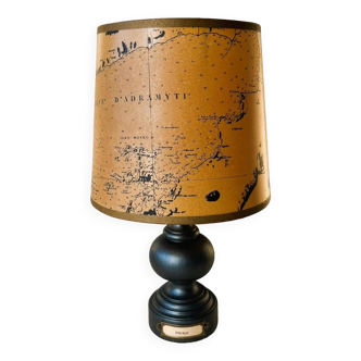 Vintage wooden lamp “Escale”