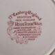 Royal Tudor Ware plate, burgundy red, 17th century England