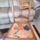 Paire de chaise vintage style Louis XVI du 19 em siècle