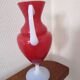 Opaline glass vase