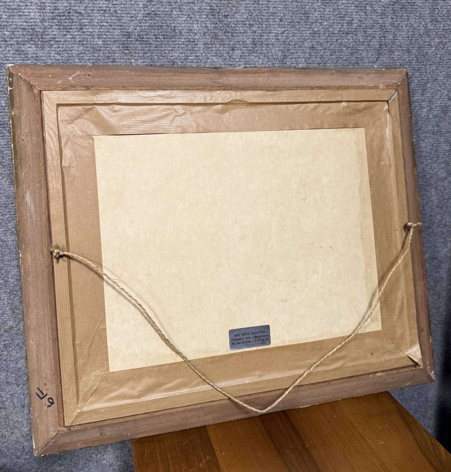 Guillermin M.: oil on panel rural landscape