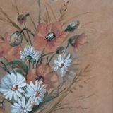Table bouquet flowers of fields