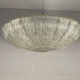 Murano glass chandelier, flying saucer circa 1980