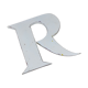 Lettre zinc blanche "r"