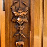 Renaissance Style Walnut Bookcase or Display Cabinet
