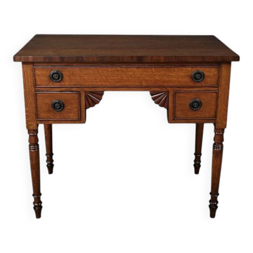 Petit Bureau en Chêne, époque Victorienne, Angleterre – Fin XIXe