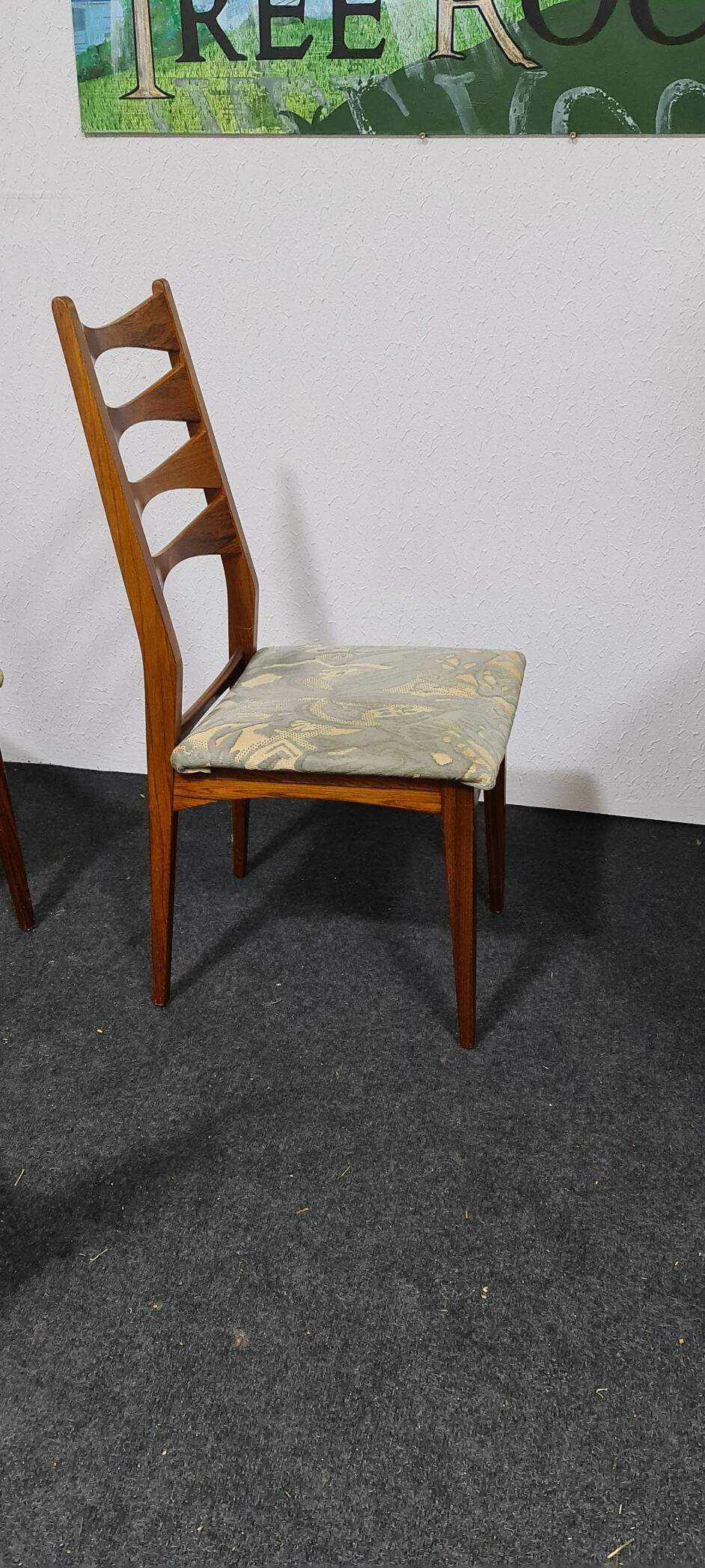 Vintage set of four rosewood dining chairs