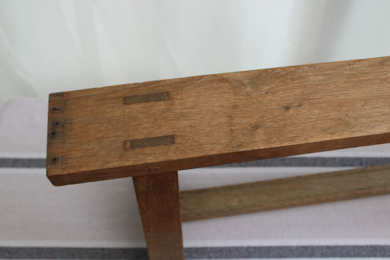 Wooden bench