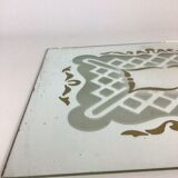 Art deco brut mirror