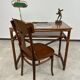 Modern mid-century bamboo desk by Gervasoni