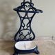 Enamelled cast iron umbrella stand from the early 20th century.