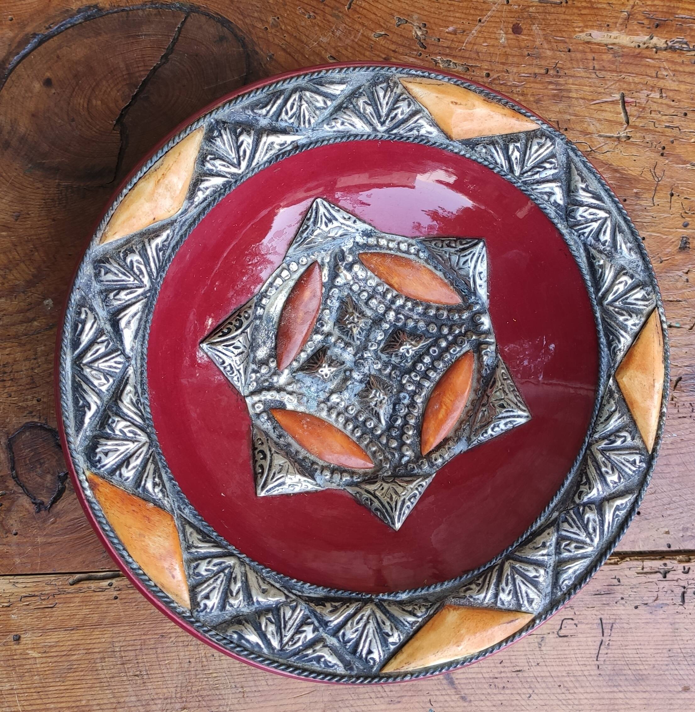 Moroccan ceramic dish