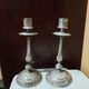 Pair of silver candle holders