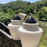 Vintage Philips suspension, 1960s, futuristic design, ve