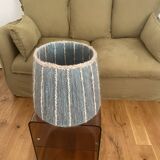 Woven wool lampshade