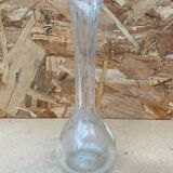 Antique Vase Soliflore Glassware Art Soisy sur Ecole Blown Glass France Vintage