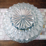 Moulded glass ceiling light