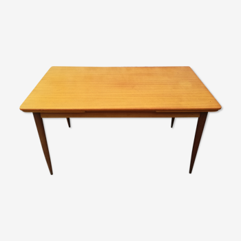 Table scandinave à deux allonges