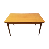 Table scandinave à deux allonges