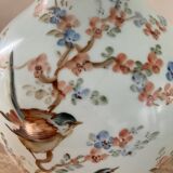 Signed lamp base in enameled porcelain