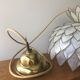 Lotus suspension in mother-of-pearl and brass