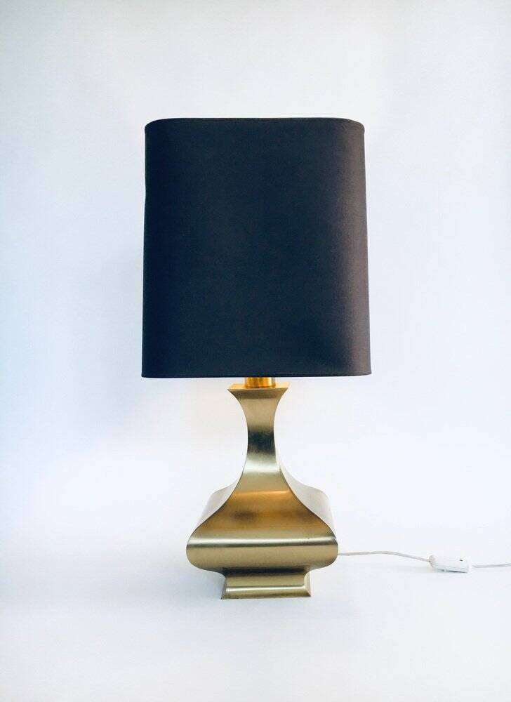 Hollywood Regency Style Brass Table Lamp, 1970s