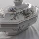 Lallier earthenware soup tureen in Moustiers