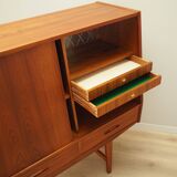 Buffet haut en teck, design danois, années 1960, production : Danemark