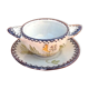 Charolles earthenware bowl with ears / saucer rooster model