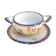 Charolles earthenware bowl with ears / saucer rooster model