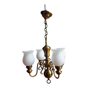 Lustre laiton verre