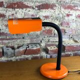 Orange desk lamp targetti, 1970