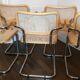 Cesca B64 vintage chair with armrests - Marcel Breuer in light beech - Vintage - Made in Italy - 80s (6 available)