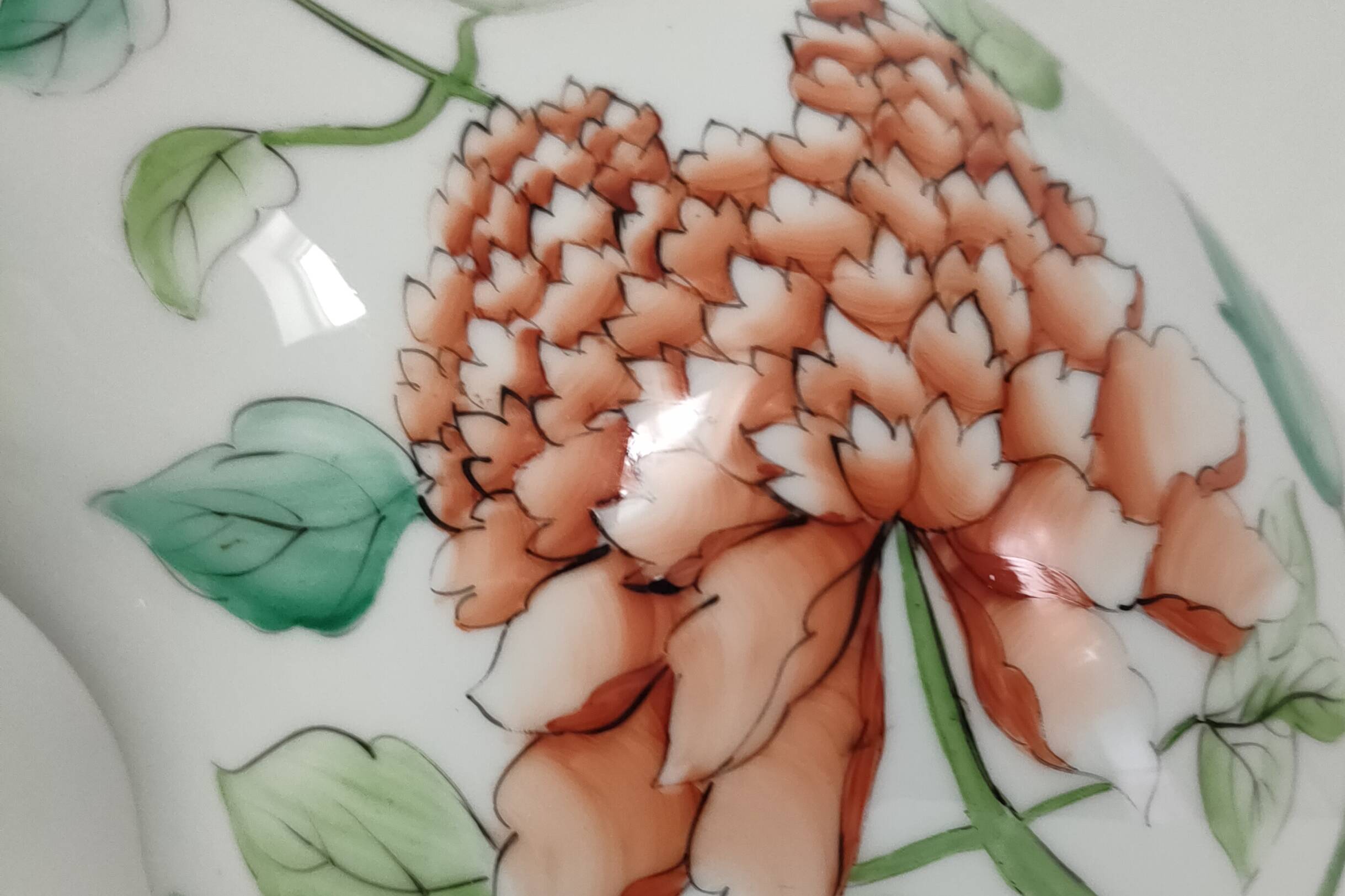 vintage peony decor lamp base