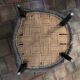 Fauteuil crapaud vert amande
