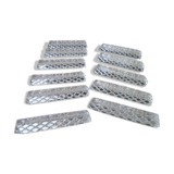 Set of 11 lead crystal knife holders