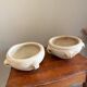 2 antique plant pots