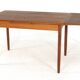Extendable rectangular dining table "Horsbyg" - Danish design in teak