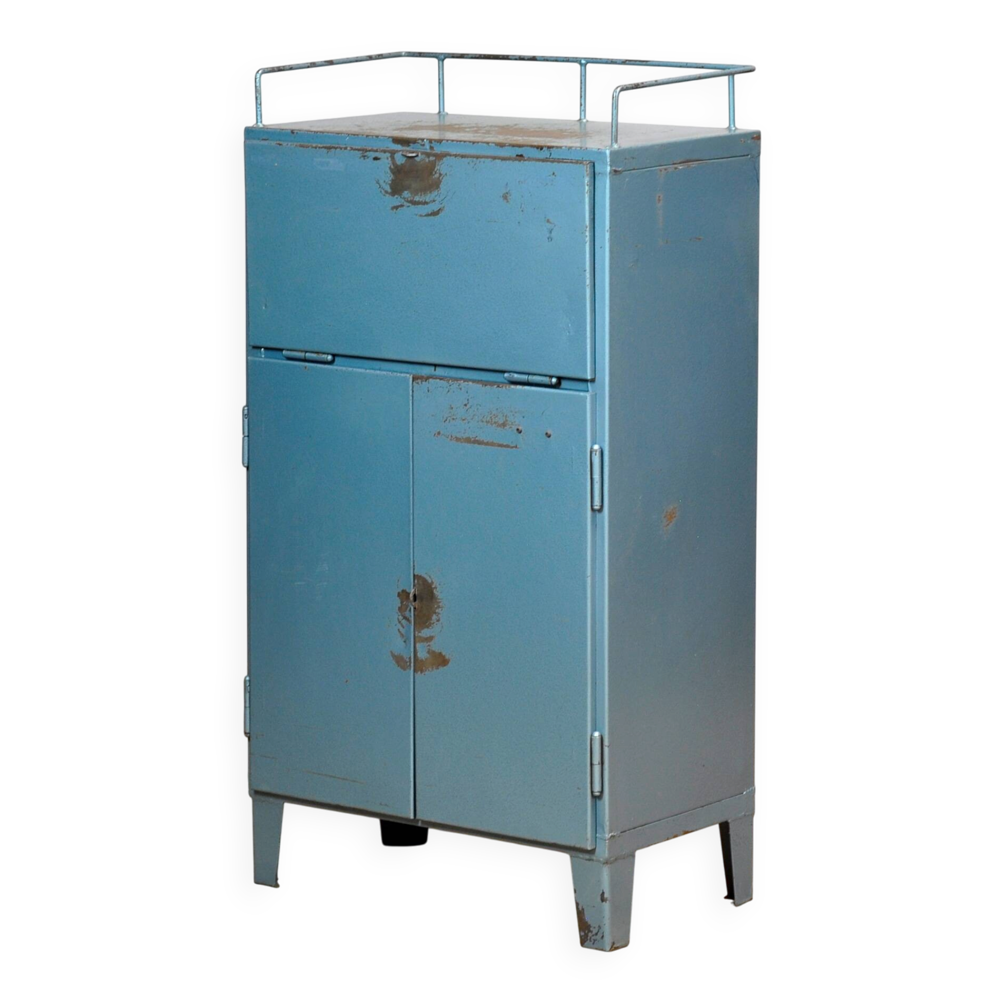 Industrial four-drawer cabinet from the 1970s