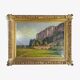 Ernest Victor Hareux (1847-1909) Oil on canvas painting Mountain landscape