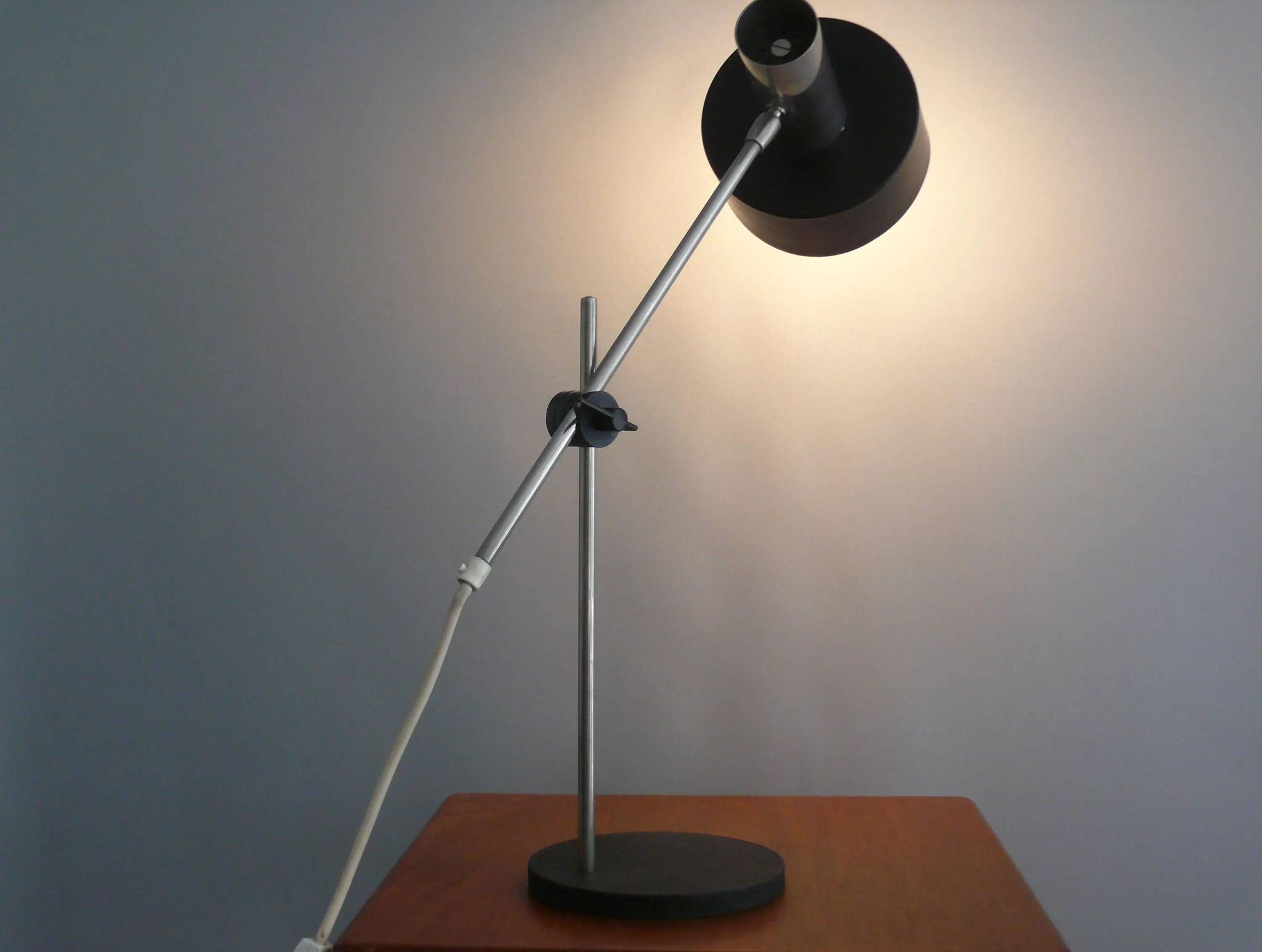 Leclaire & Schäfer Table Lamps, original 1960s, vintage, mid century