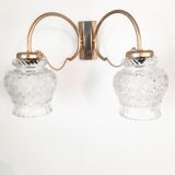 Pair of double wall lights from the 70s