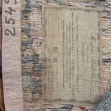 Tapisserie vintage sérigraphiée à la main "les vignerons"