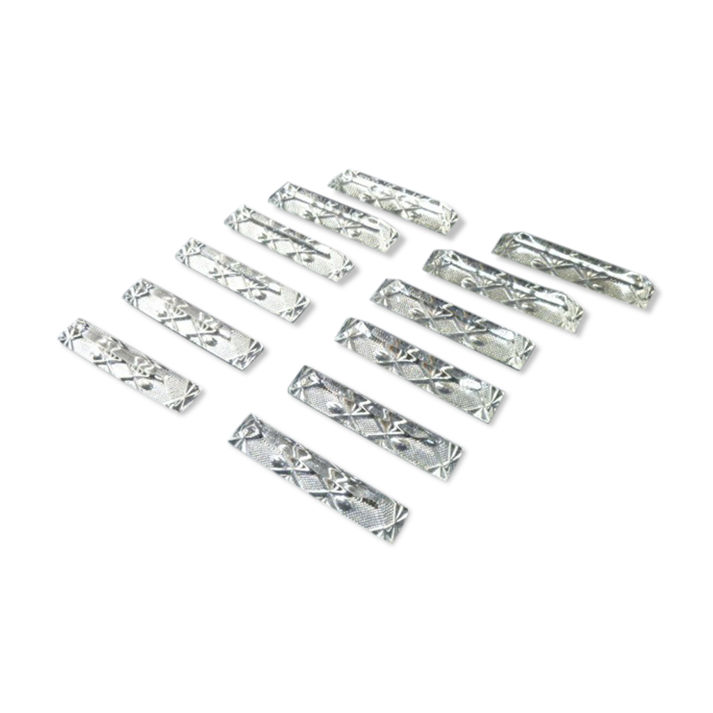 lot de 12 portes couteaux en cristal pointe de diamants superbes