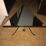 Mirror table triangle/star shape wrought iron unique model